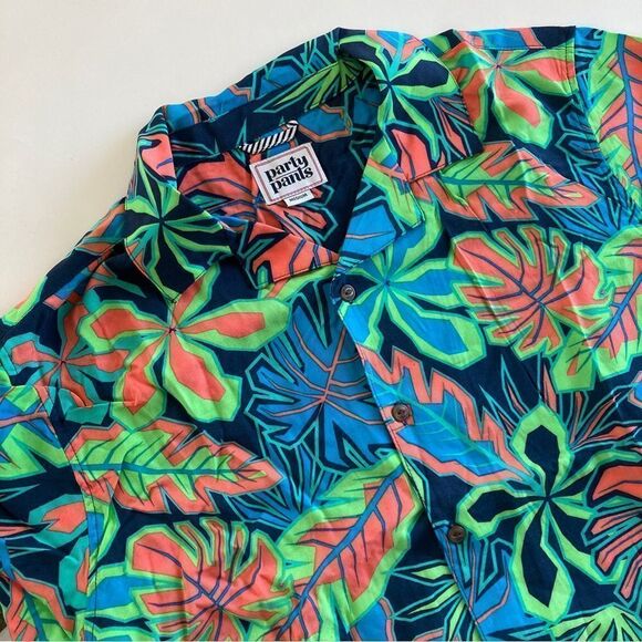 NWOT Party Pants Camp Shirt - Picture 1 of 9